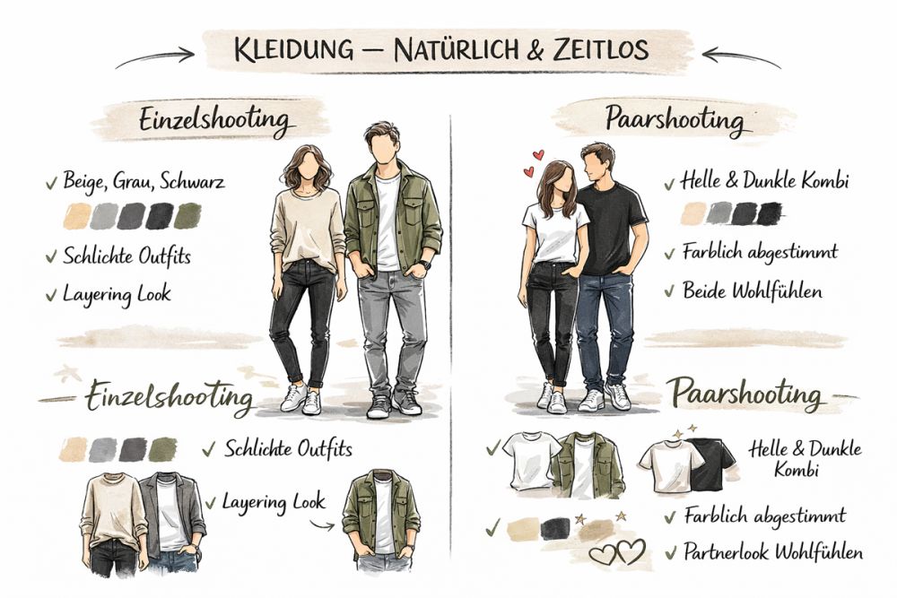 Was soll ich zum Shooting anziehen?